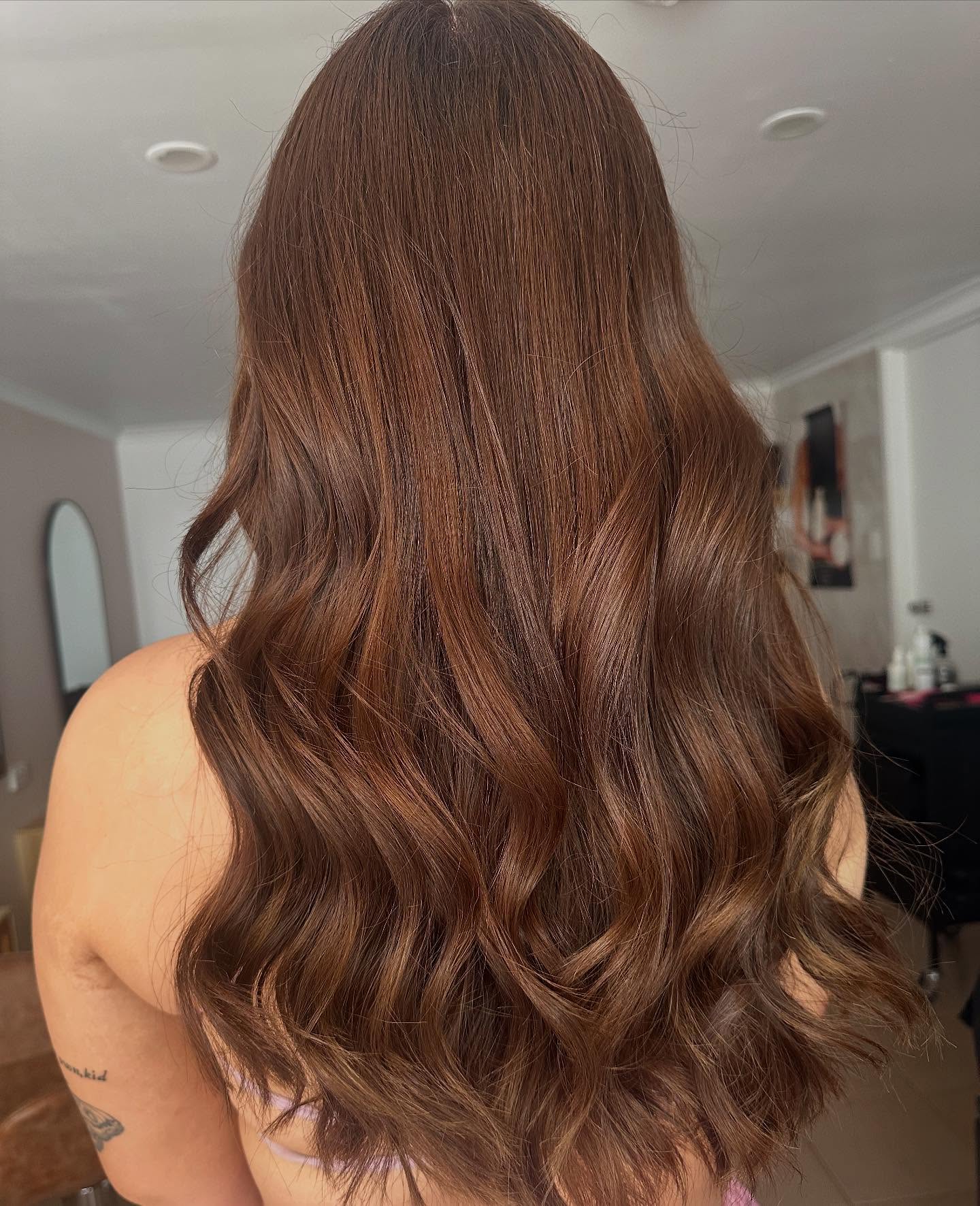 Healthy restored waves after hair treatment at Kate Bonnie Hair South Hedland